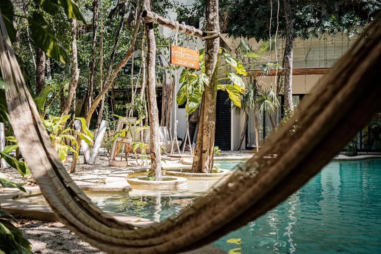 トゥルムCasai - Boho-Chic Penthouse With Private Pool In La Veletaアパートメント