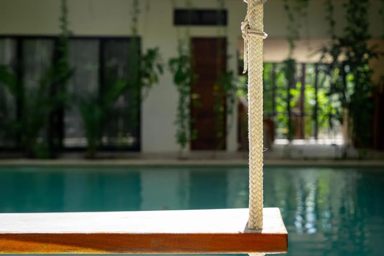 トゥルムCasai - Boho-Chic Penthouse With Private Pool In La Veletaアパートメント アパート