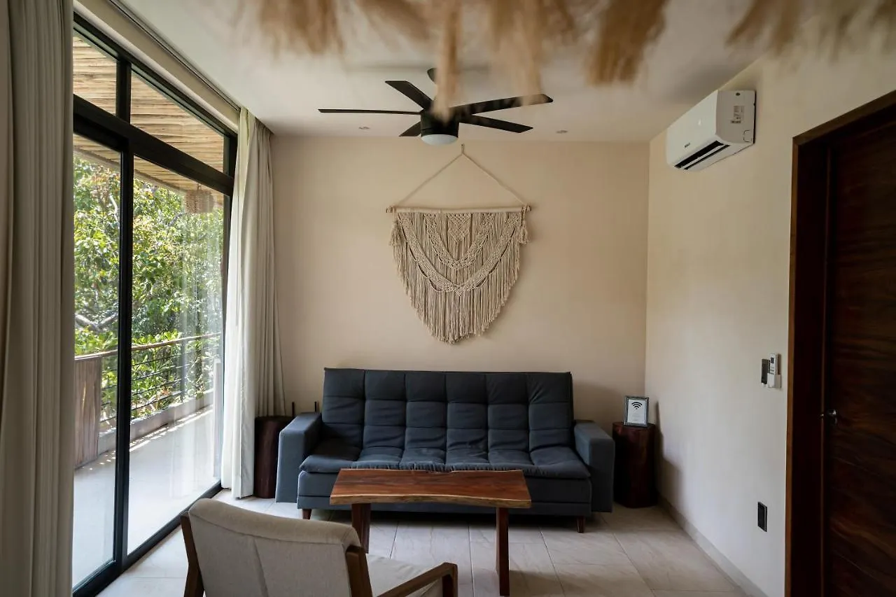 トゥルムCasai - Boho-Chic Penthouse With Private Pool In La Veletaアパートメント アパート